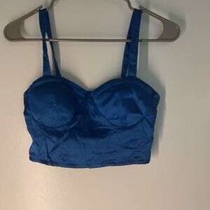 Blue GOG Collection Crop Top